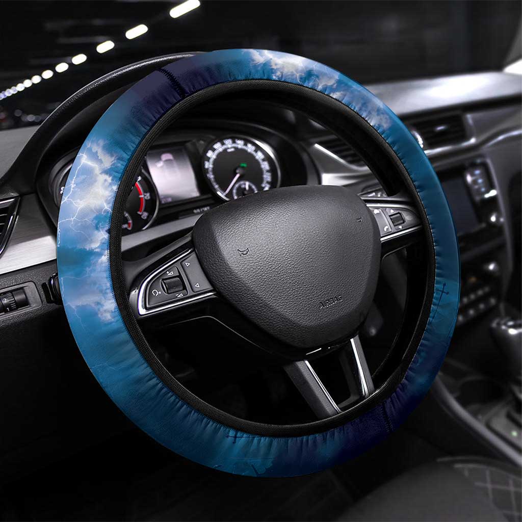 Federated States of Micronesia Veterans Day Steering Wheel Cover May We Never Forget Freedom Isn't Free