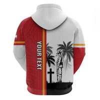 French Polynesia Armistice Day Hoodie Lest We Forget Flag Style LT05 - Polynesian Pride