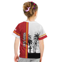 French Polynesia Armistice Day Kid T Shirt Lest We Forget Flag Style LT05 - Polynesian Pride