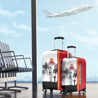 French Polynesia Armistice Day Luggage Cover Lest We Forget Flag Style LT05 - Polynesian Pride