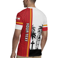 French Polynesia Armistice Day Rugby Jersey Lest We Forget Flag Style LT05 - Polynesian Pride