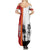 French Polynesia Armistice Day Summer Maxi Dress Lest We Forget Flag Style