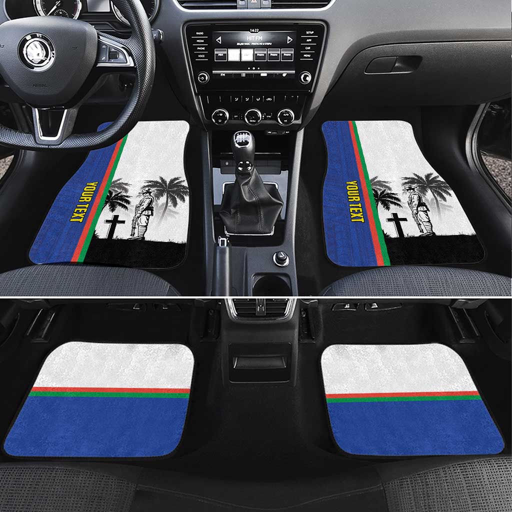 New Caledonia Armistice Day Car Mats Lest We Forget Flag Style