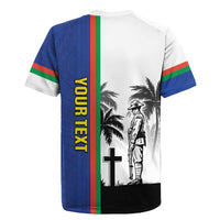New Caledonia Armistice Day Rugby Jersey Lest We Forget Flag Style LT05 - Polynesian Pride