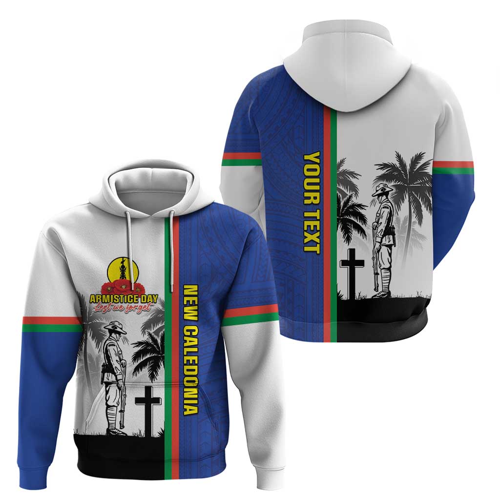 New Caledonia Armistice Day Zip Hoodie Lest We Forget Flag Style LT05 - Polynesian Pride