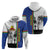 New Caledonia Armistice Day Zip Hoodie Lest We Forget Flag Style