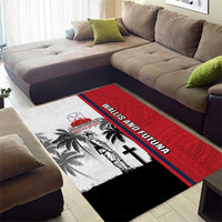 Wallis and Futuna Armistice Day Area Rug Lest We Forget Flag Style LT05 - Polynesian Pride