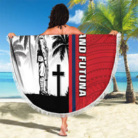Wallis and Futuna Armistice Day Beach Blanket Lest We Forget Flag Style LT05 - Polynesian Pride