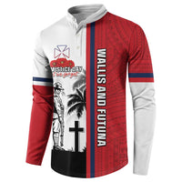 Wallis and Futuna Armistice Day Button Sweatshirt Lest We Forget Flag Style LT05 - Polynesian Pride