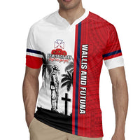 Wallis and Futuna Armistice Day Rugby Jersey Lest We Forget Flag Style LT05 - Polynesian Pride