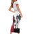 Wallis and Futuna Armistice Day Short Sleeve Bodycon Dress Lest We Forget Flag Style