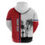 Wallis and Futuna Armistice Day Zip Hoodie Lest We Forget Flag Style