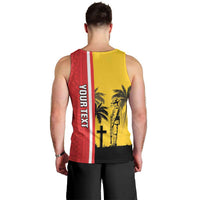 Marquesas Islands Armistice Day Men Tank Top Lest We Forget Flag Style LT05 - Polynesian Pride