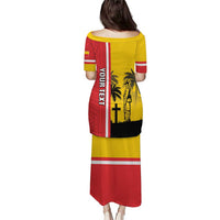 Marquesas Islands Armistice Day Puletasi Lest We Forget Flag Style LT05 - Polynesian Pride