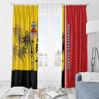 Marquesas Islands Armistice Day Window Curtain Lest We Forget Flag Style LT05 - Polynesian Pride