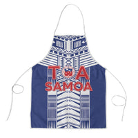 Rugby Toa Samoa Apron Samoan Tatau Blue Version LT05 Blue - Polynesian Pride