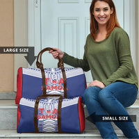 Rugby Toa Samoa Travel Bag Samoan Tatau Blue Version LT05 - Polynesian Pride