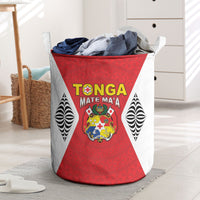 2026 Tonga Rugby XIII Laundry Basket Sporty Style LT05 Red - Polynesian Pride