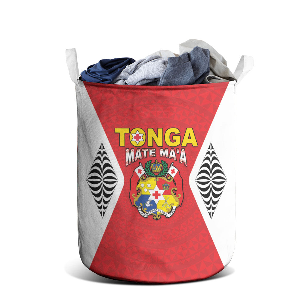 2026 Tonga Rugby XIII Laundry Basket Sporty Style LT05 - Polynesian Pride