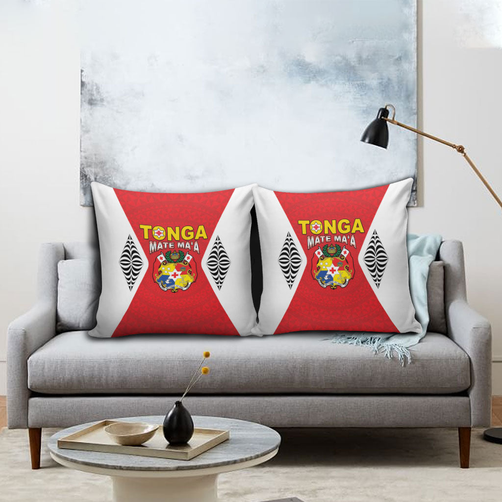 2026 Tonga Rugby XIII Pillow Cover Sporty Style LT05 - Polynesian Pride