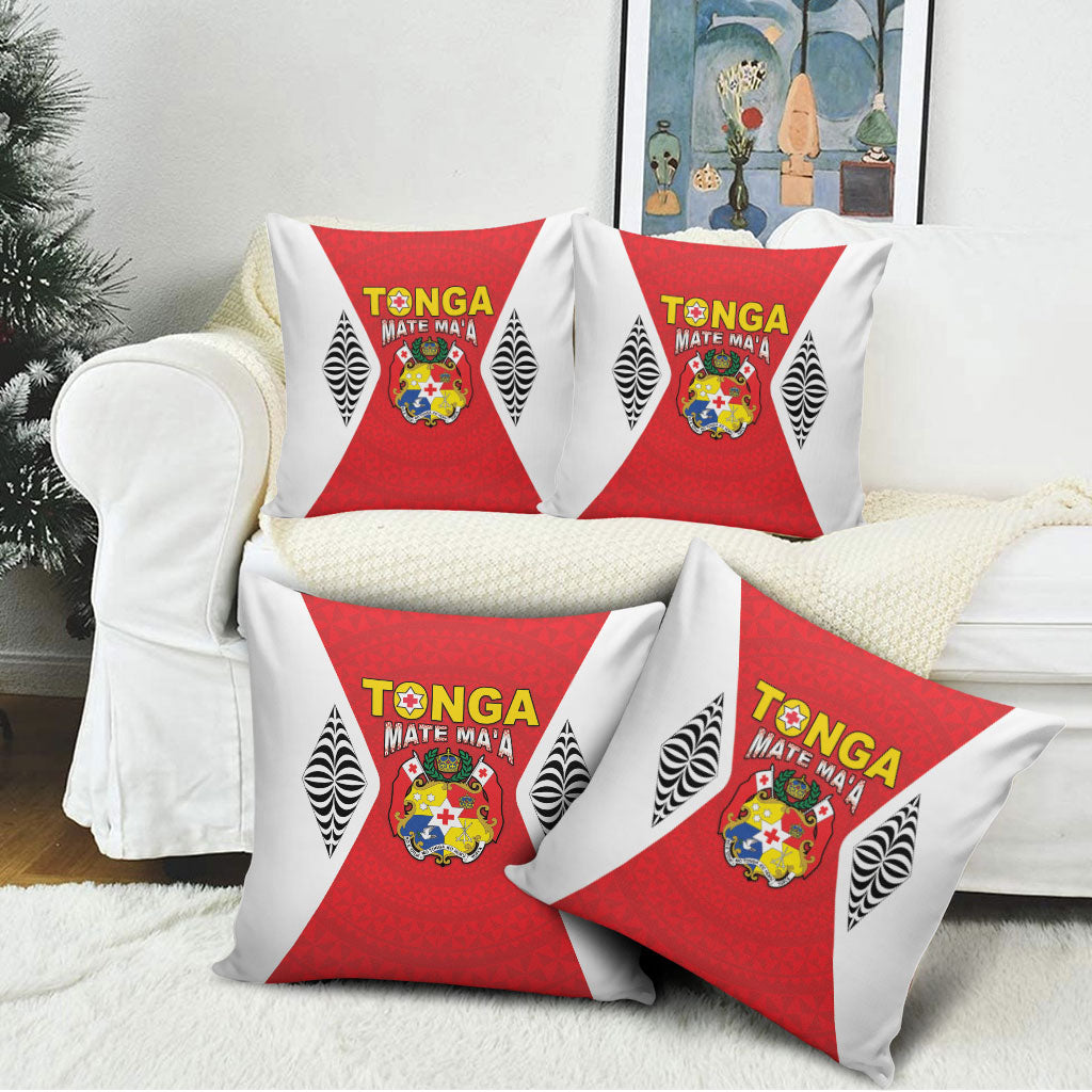 2026 Tonga Rugby XIII Pillow Cover Sporty Style LT05 - Polynesian Pride