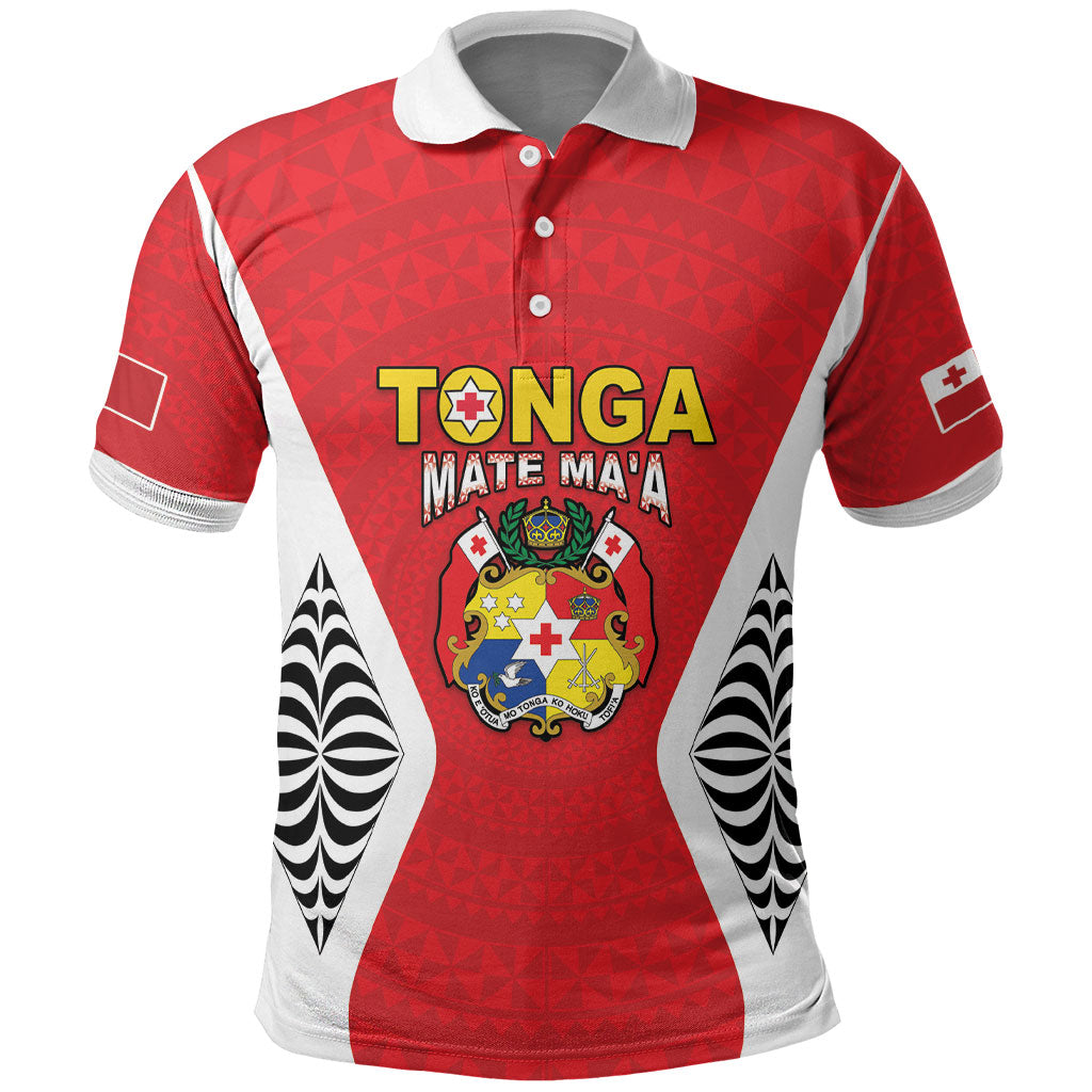 Custom 2026 Tonga Rugby XIII Polo Shirt Sporty Style