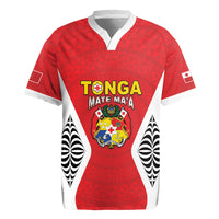 Custom 2026 Tonga Rugby XIII Rugby Jersey Sporty Style LT05 Red - Polynesian Pride