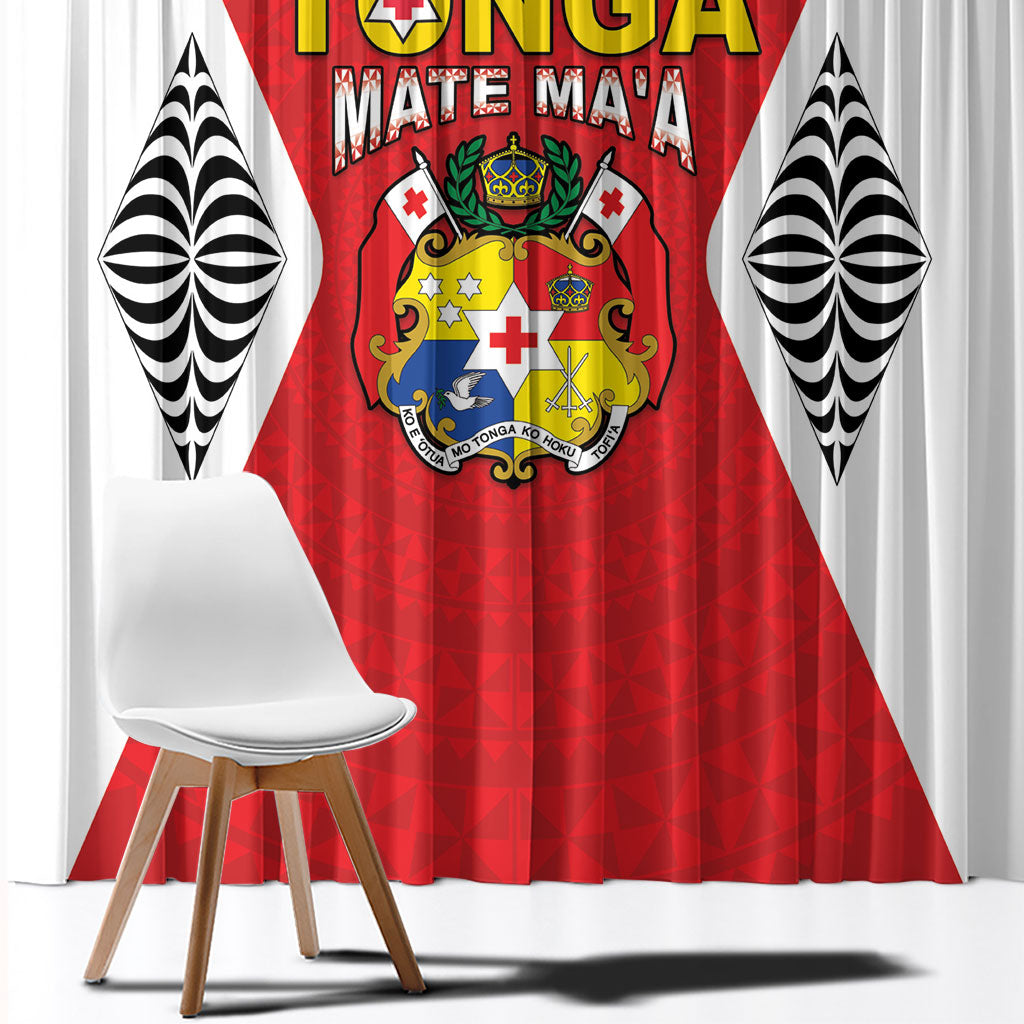2026 Tonga Rugby XIII Window Curtain Sporty Style LT05 - Polynesian Pride