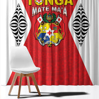 2026 Tonga Rugby XIII Window Curtain Sporty Style LT05 - Polynesian Pride