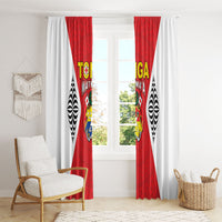 2026 Tonga Rugby XIII Window Curtain Sporty Style LT05 - Polynesian Pride