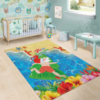 Christmas In Hawaii Area Rug Tis The Sea Sun LT05 - Polynesian Pride