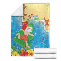Christmas In Hawaii Blanket Tis The Sea Sun LT05 - Polynesian Pride