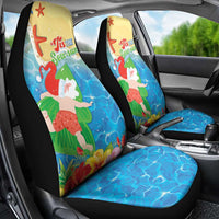 Christmas In Hawaii Car Seat Cover Tis The Sea Sun LT05 - Polynesian Pride