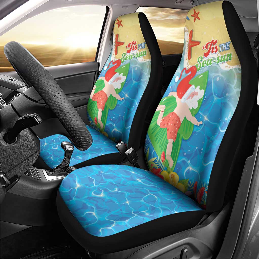 Christmas In Hawaii Car Seat Cover Tis The Sea Sun LT05 - Polynesian Pride