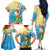 Christmas In Hawaii Family Matching Off The Shoulder Long Sleeve Dress and Hawaiian Shirt Tis The Sea Sun