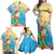 Christmas In Hawaii Family Matching Off Shoulder Maxi Dress and Hawaiian Shirt Tis The Sea Sun