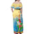 Christmas In Hawaii Family Matching Off Shoulder Maxi Dress and Hawaiian Shirt Tis The Sea Sun