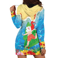 Christmas In Hawaii Hoodie Dress Tis The Sea Sun LT05 - Polynesian Pride