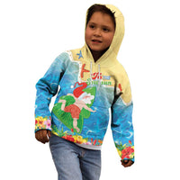Christmas In Hawaii Kid Hoodie Tis The Sea Sun LT05 - Polynesian Pride