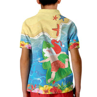 Christmas In Hawaii Kid Polo Shirt Tis The Sea Sun LT05 - Polynesian Pride