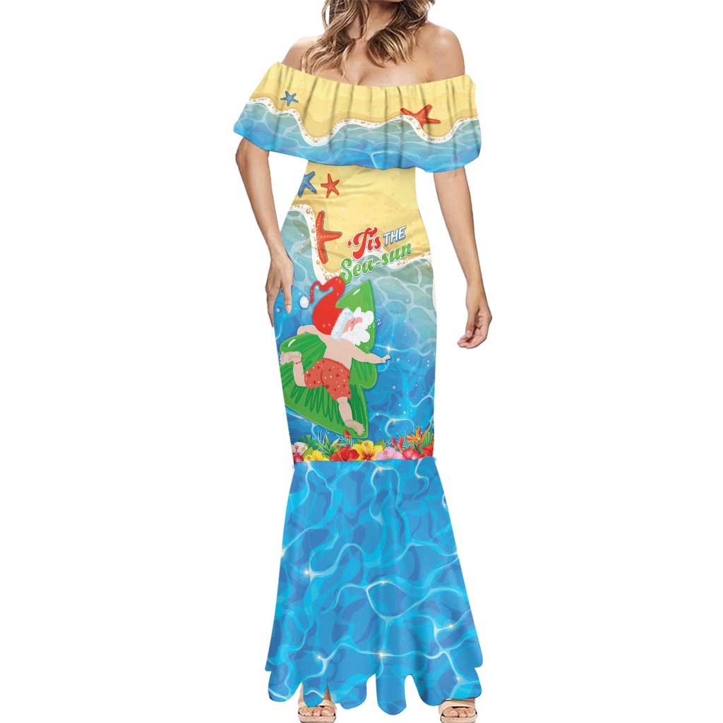 Christmas In Hawaii Mermaid Dress Tis The Sea Sun LT05 - Polynesian Pride
