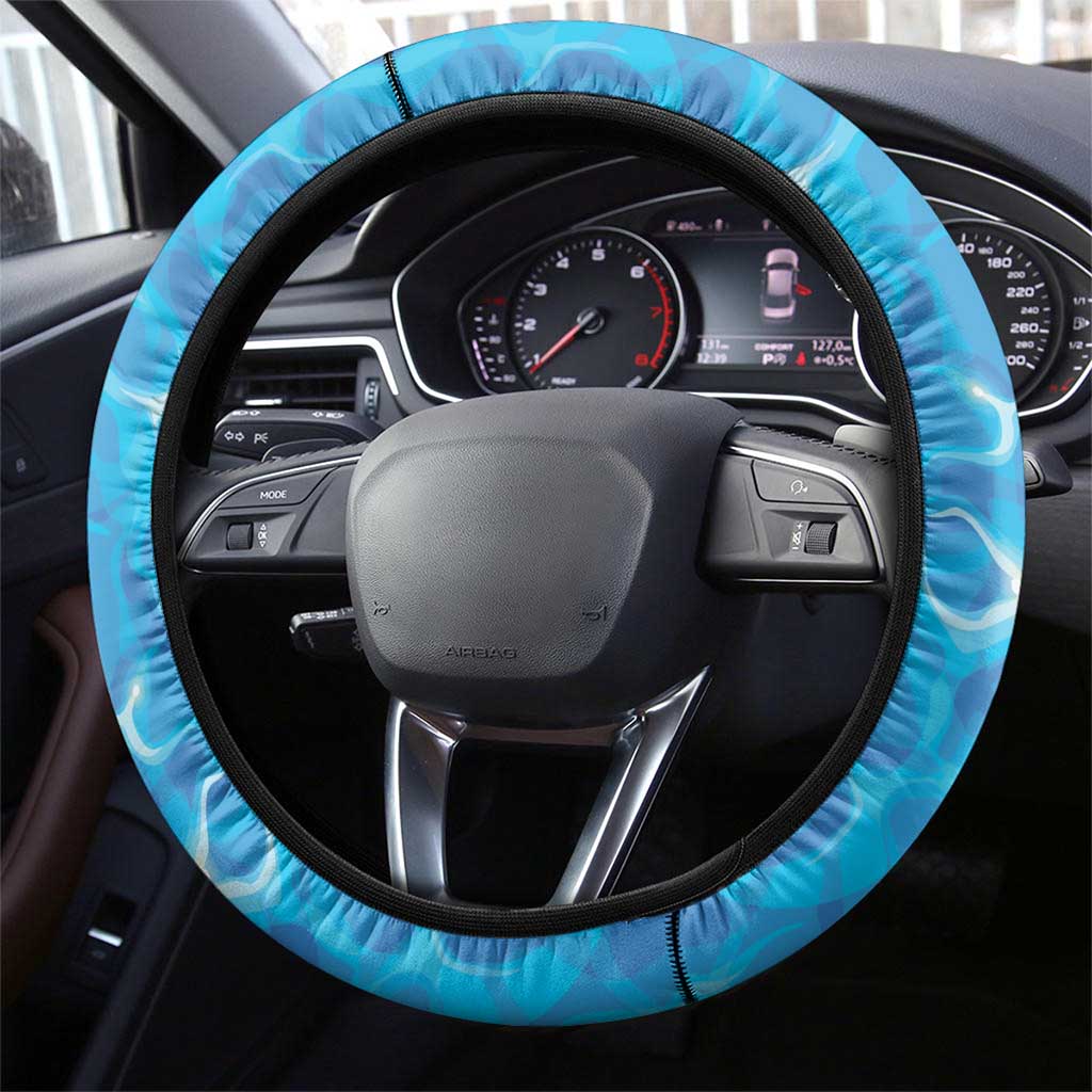 Christmas In Hawaii Steering Wheel Cover Tis The Sea Sun LT05 - Polynesian Pride