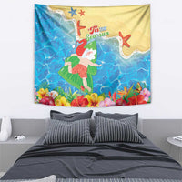 Christmas In Hawaii Tapestry Tis The Sea Sun LT05 - Polynesian Pride