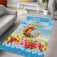 Hawaii Funny Thanksgiving Area Rug Thankful From The Beach LT05 - Polynesian Pride