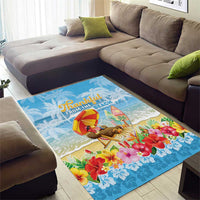 Hawaii Funny Thanksgiving Area Rug Thankful From The Beach LT05 - Polynesian Pride