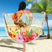 Hawaii Funny Thanksgiving Beach Blanket Thankful From The Beach LT05 - Polynesian Pride