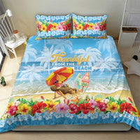 Hawaii Funny Thanksgiving Bedding Set Thankful From The Beach LT05 - Polynesian Pride