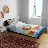 Hawaii Funny Thanksgiving Bedding Set Thankful From The Beach LT05 - Polynesian Pride