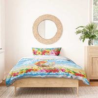 Hawaii Funny Thanksgiving Bedding Set Thankful From The Beach LT05 - Polynesian Pride