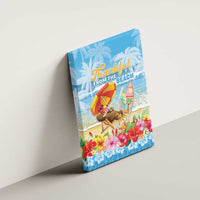 Hawaii Funny Thanksgiving Canvas Wall Art Thankful From The Beach LT05 - Polynesian Pride